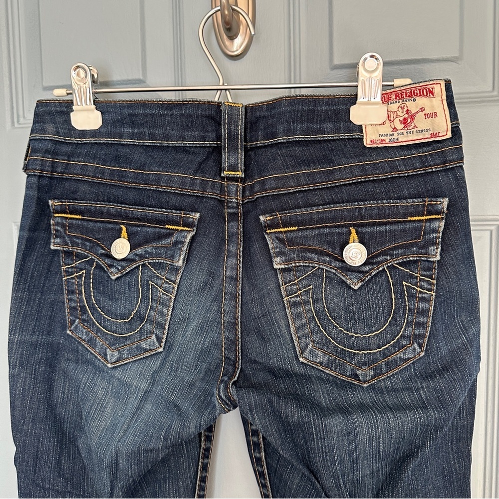 True Religion Women's Dark Denim Skinny Jeans - Picture 6 of 6